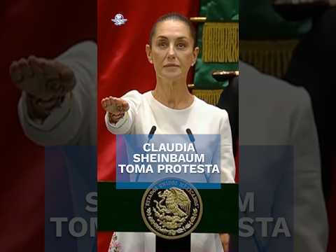 Así rindió protesta Claudia Sheinbaum, la primera Presidenta de México #Shorts