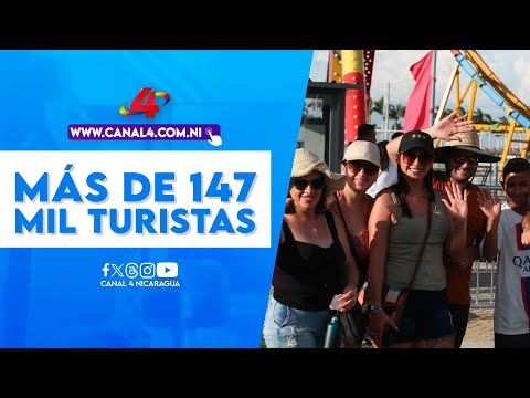 Puertos nicaragüenses alcanzan cifras récord: Más de 147 mil turistas en la última semana