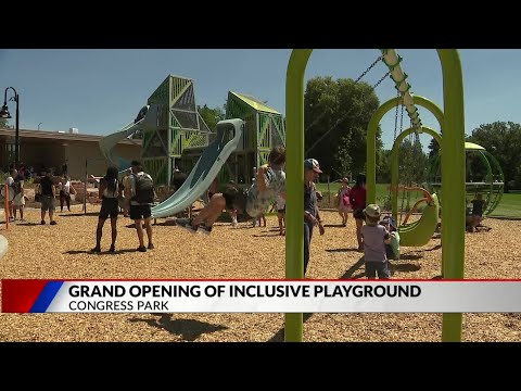 Inclusive playground opens in Denver's Congress Park
