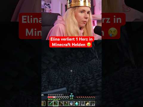 Elina verliert ihr 1. Herz in Minecraft Helden 🥺