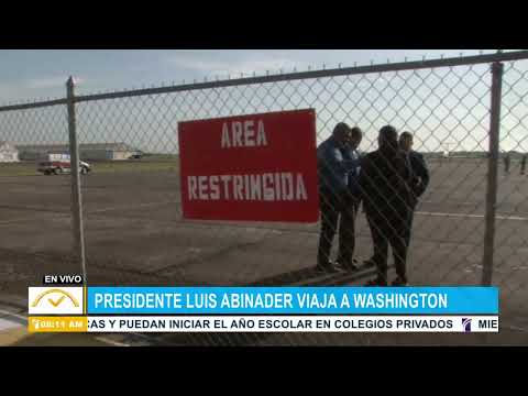 Luis Abinader partirá a Washington desde la Base Aérea de San Isidro