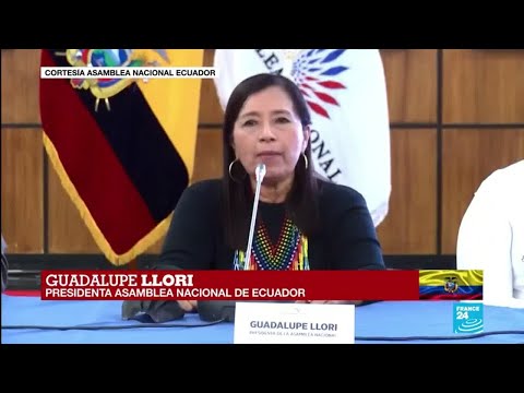 Guadalupe Llori, es la primera indígena en presidir el Poder Legislativo ecuatoriano