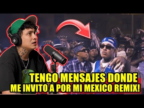 Lefty SM Invito A Aleman A Cantar En Por Mi Mexico REMIX y Por Esta Razón No Pudo Salir ahí!