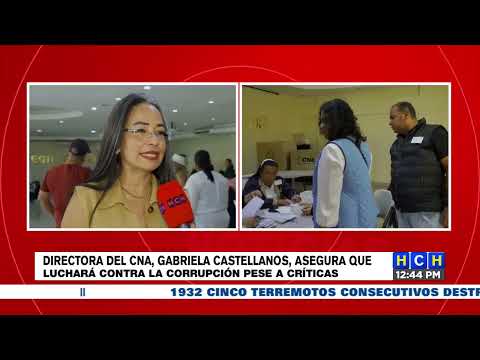 Directora del CNA, Gabriela Castellanos, asegura que luchará contra la corrupción pese a críticas
