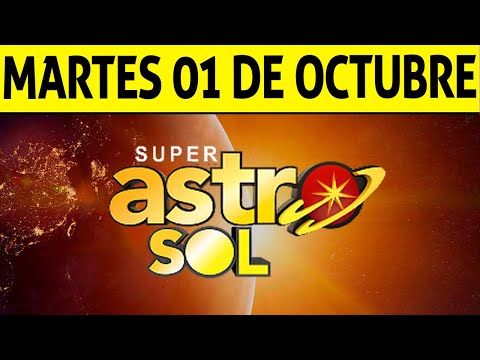 Resultado de ASTRO SOL del Martes 1 de Octubre de 2024  SUPER ASTRO