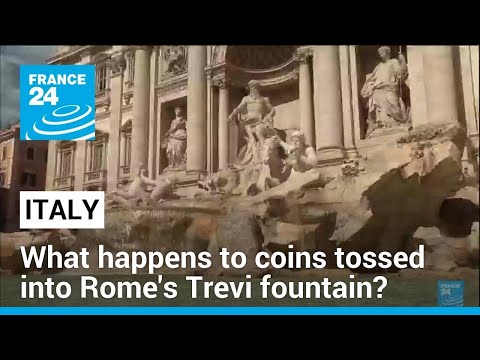 What happens to coins tossed into Rome's Trevi fountain? • FRANCE 24 English