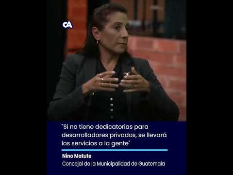 Nino Matute: los distritos de oportunidades, un proyecto a largo plazo en la Ciudad de Guatemala