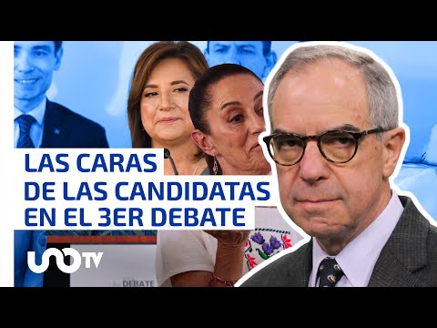 Tercer debate presidencial mostró caras muy peculiares de las candidatas