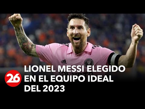 Lionel Messi elegido en el equipo ideal del 2023