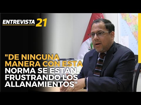 Walter Martinez: De ninguna manera con esta norma se están frustrando los allanamientos