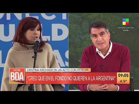 Cristina Kirchner habló de los que odian a los argentinos