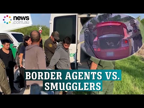 US Border Agents vs. Smugglers: Intense chase