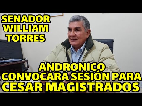 SENADOR ANDRONICO RODRIGUEZ PUDE CONVOCAR SESIÓN Y CESAR DEL CARGO MAGISTRADO CUANDO ARCE VIAJE ..