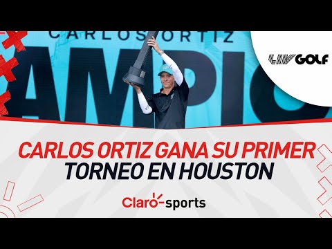 Carlos Ortiz gana el primer torneo de LIV Golf en Houston