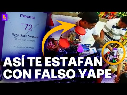 Sujeto se roba más de 300 soles de bodegas: Pagó cervezas con modalidad del 'falso Yape'