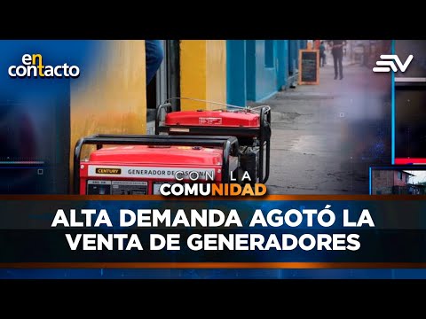 Generadores eléctricos sin IVA hasta diciembre | En Contacto | Ecuavisa