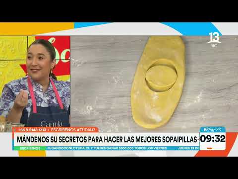 Zopaipillas: Camila Chef enseña preparación casera. Tu Día, Canal 13