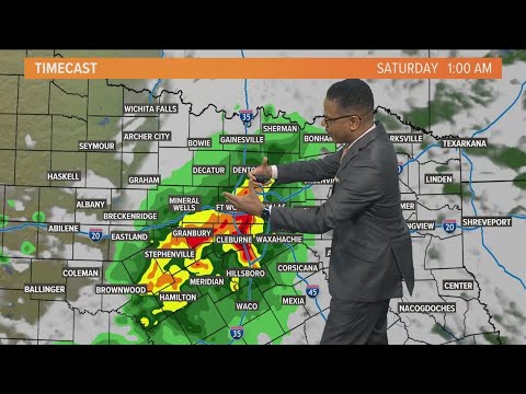 DFW weather: Widespread storms and rain possible late Friday