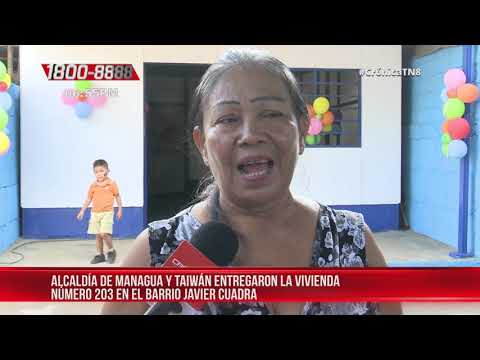 Alcaldía de Managua entrega la vivienda digna N° 203 – Nicaragua