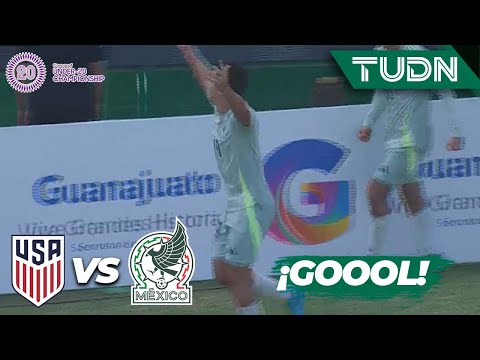 ¡GOL DE ÚLTIMO MINUTO! Levy anota el empate | Estados Unidos 1-1 México |CONCACAF Sub20 Championship