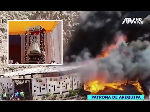 Arequipa: Tragedia casi se desata durante misa por la Virgen del Chapi