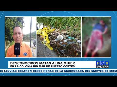 ¡Brutal! Con arma blanca matan a una fémina en Puerto Cortés