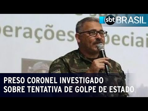 Coronel investigado sobre tentativa de golpe de Estado é preso em Brasília | SBT Brasil (12/02/24)