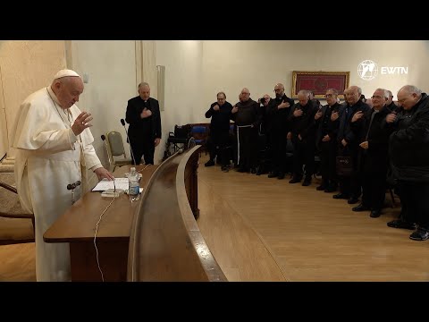 El Papa Francisco se reunió con 100 sacerdotes del Sector Central de la Diócesis de Roma