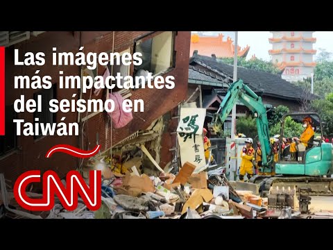 Las imágenes y las noticias del terremoto en Taiwán de magnitud 7,4 que sacudió el país