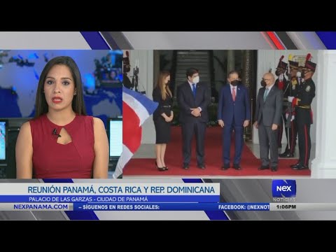 Reunión entre Panamá, Costa Rica y República Dominicana en el Palacio de Las Garzas