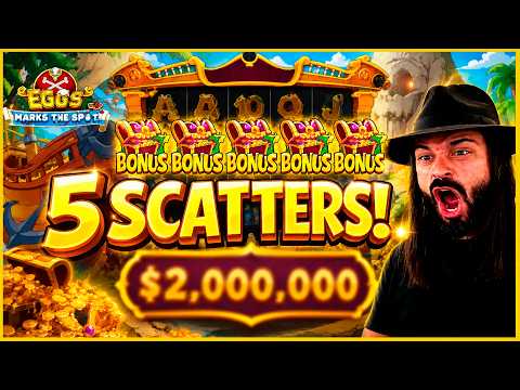 INSANE 5 SCATTER BONUS ON EGGS MARKS THE SPOT!