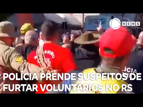 Polícia prende dois suspeitos de roubar voluntários em Porto Alegre