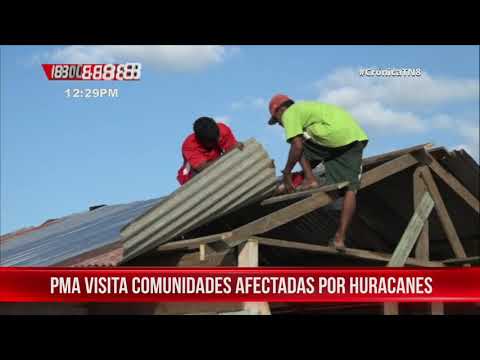Programa Mundial de Alimentos visita comunidades afectadas por huracanes en Bilwi – Nicaragua
