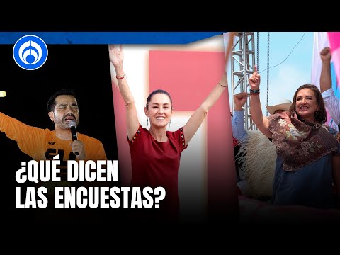 ¿Quién gana y quién pierde en la presidencia y la CDMX? Esto dicen las encuestas