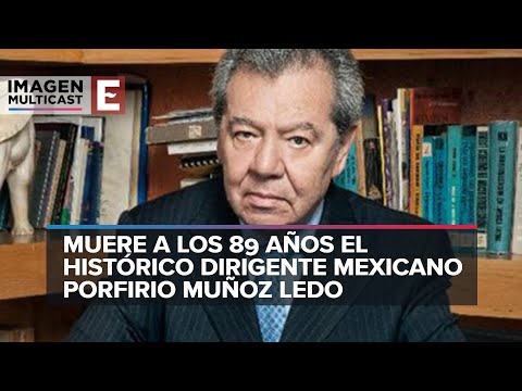 Fallece Porfirio Muñoz Ledo, líder de izquierda y fundador del PRD