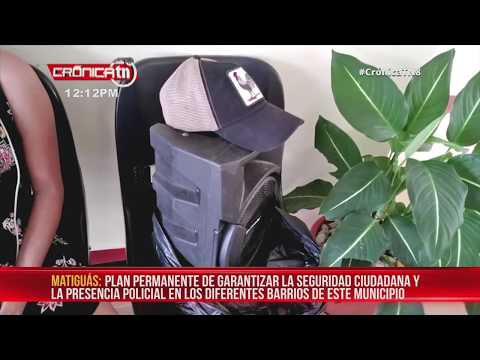 Nicaragua: Policía recupera objetos que fueron robados