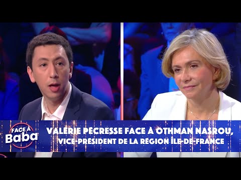 Valérie Pécresse face à Othman Nasrou, vice-président de la Région Île-de-France