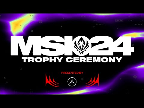 트로피 세레머니 presented by Mercedes Benz | 2024 MSI 결승전