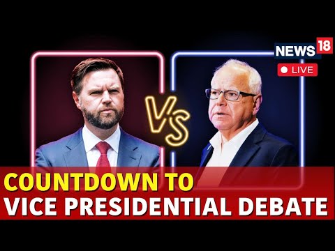 JD Vance Tim Walz Debate | Tim Walz & JD Vance US Presidential Debate 2024 | US Election | N18G