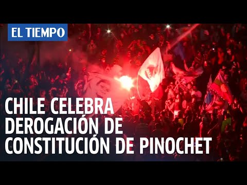 Chile celebra en grande la derogación de la Constitución de Pinochet