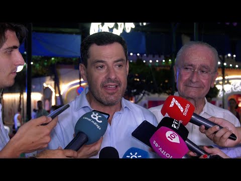 Moreno ensalza la Feria de Málaga como gran dinamizador económico de Andalucía