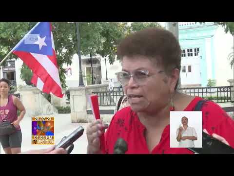 Brigada de Solidaridad con Cuba recorre Camagüey