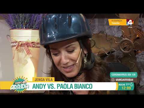Vamo Arriba - Paola Bianco vs Andy en el Jenga Vila