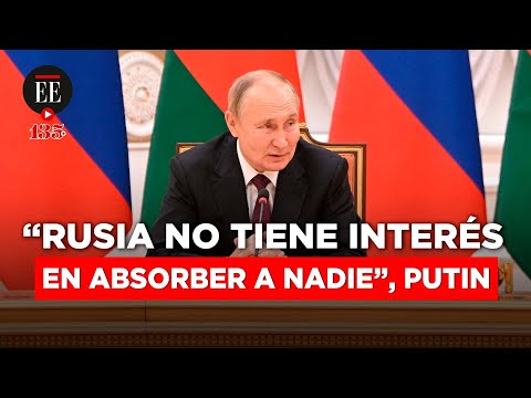 Putin afirma que Rusia no tiene interés en absorber a Bielorrusia | El Espectador