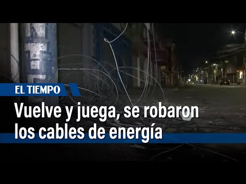 Delincuentes roban cableado y tienen azotados a los residentes del sector Trinidad - Galán