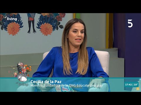 Cecilia de La Paz - Fundadora de la ONG Edúcate Uruguay | El Living | 12-04-2023