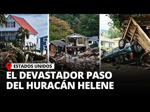 HURACÁN HELENE: Más de 210 muertos tras su paso por ESTADOS UNIDOS | El Comercio