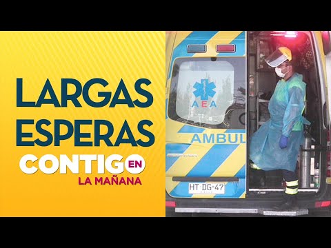 Ambulancias protestaron en Hospital El Pino - Contigo en La Mañana