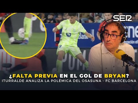 ¿PISOTÓN A PAU VÍCTOR y GOL ANULADO de BRYAN ZARAGOZA al BARÇA? Responde ITURRALDE