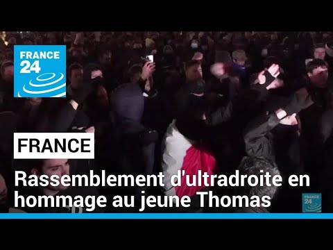 Le rassemblement d'ultradroite en hommage au jeune Thomas rassemble 200 personnes à Paris